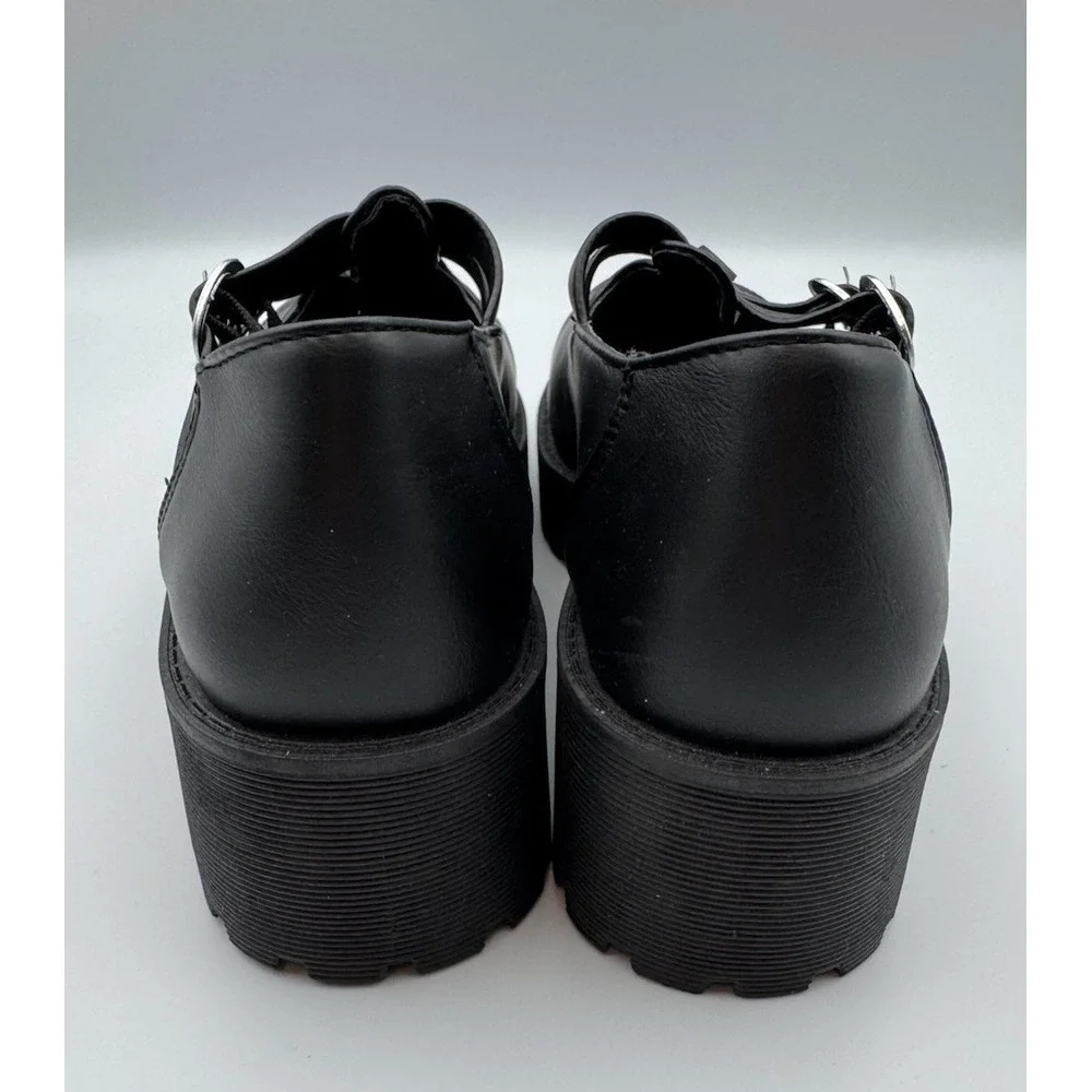 Dirty Laundry Woman's Size 5 M Black Chunky Y2K‎ platform Mary Jane Shoes